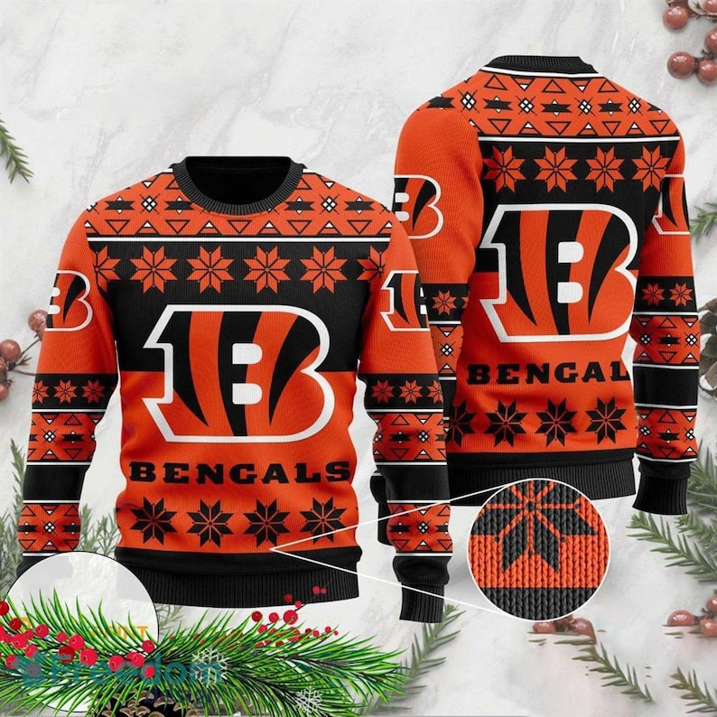 Cincinnati Bengals NFL Holiday Party Bengals Ideas Ugly Christmas Sweater