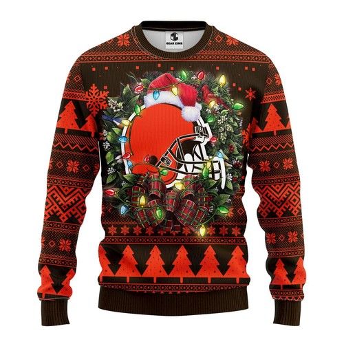 Cleveland Browns Christmas For Fans Christmas Ugly Sweater- Best Christmas Gifts 2023