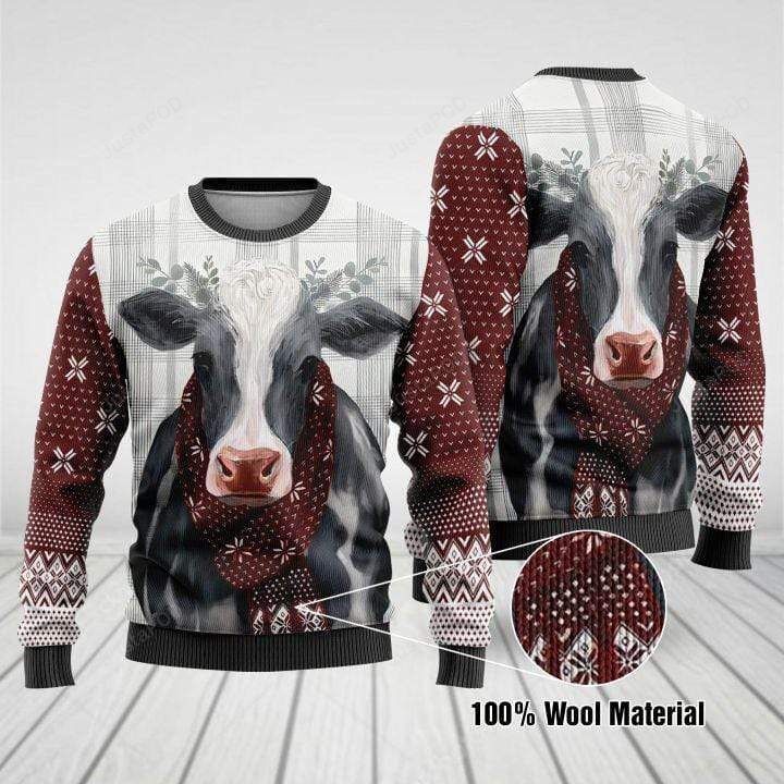 Cows Cute Christmas Ugly Sweater- Best Christmas Gifts 2023