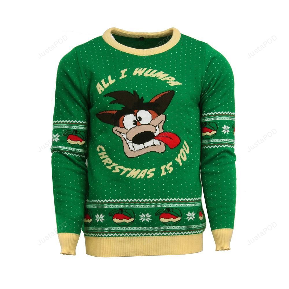 Crash Bandicoot Christmas Ugly Sweater- Best Christmas Gifts 2023