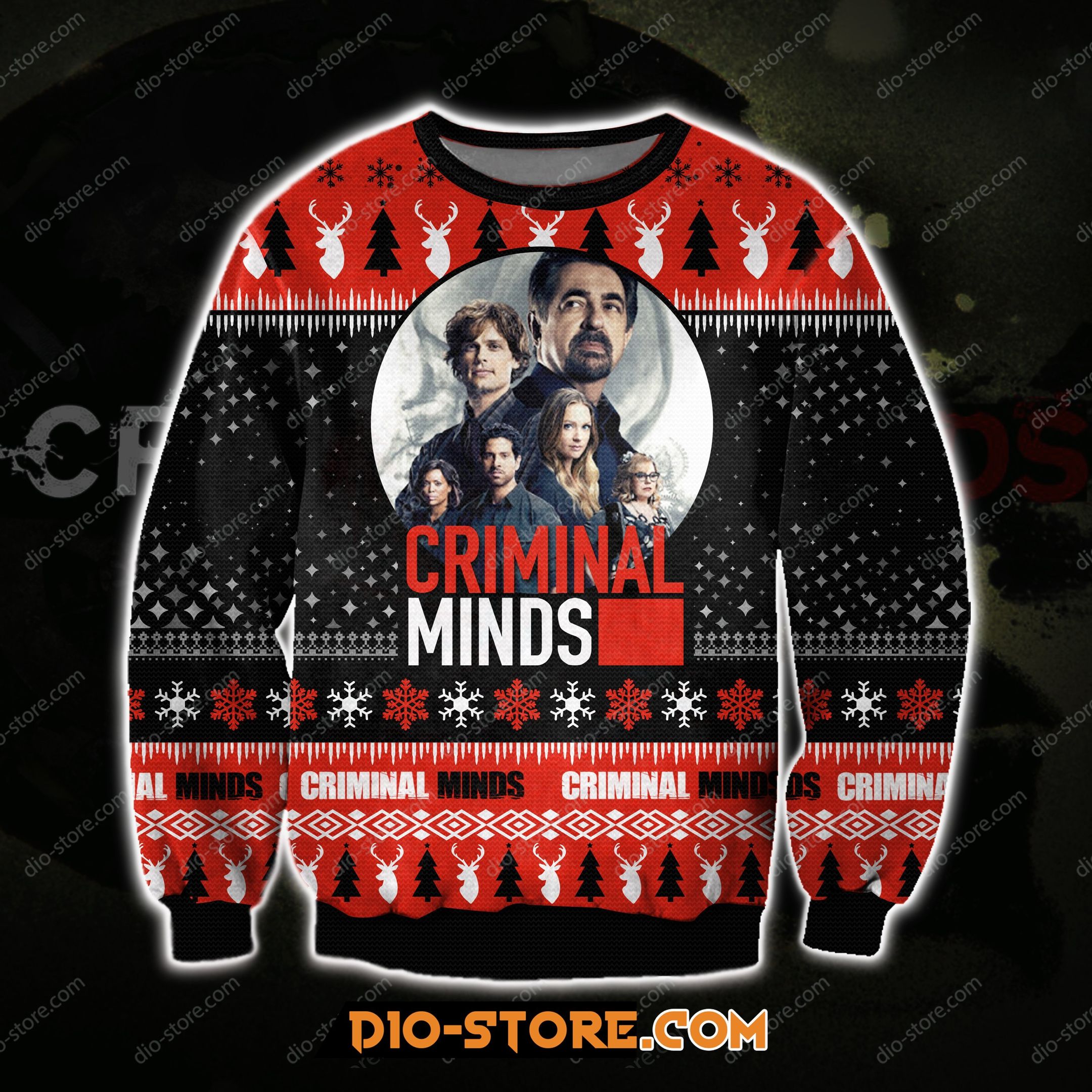 Criminal Minds Christmas Ugly Sweater- Best Christmas Gifts 2023