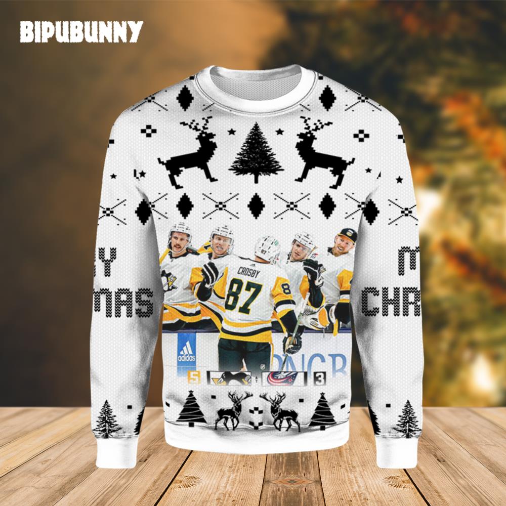 Crosby Pittsburgh Penguins Ugly Christmas Sweater