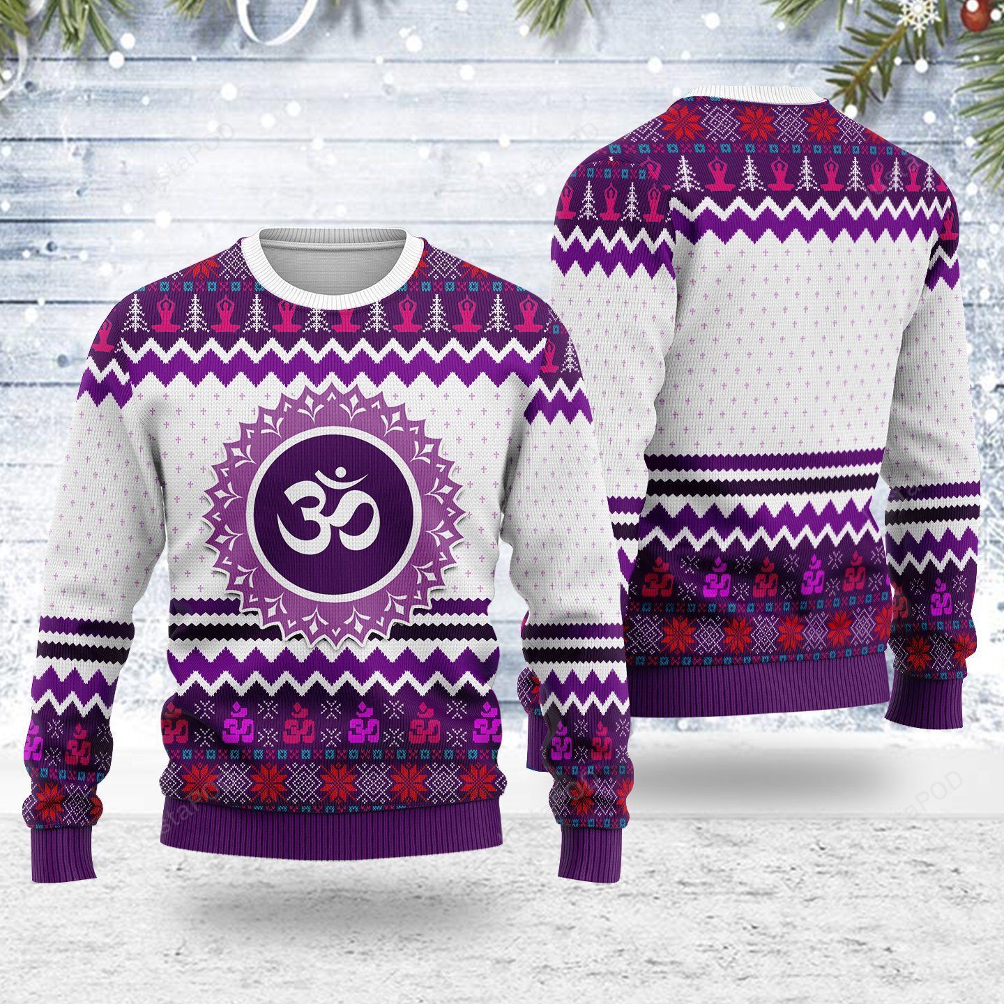 Crown Eye Chakra Christmas Ugly Sweater- Best Christmas Gifts 2023