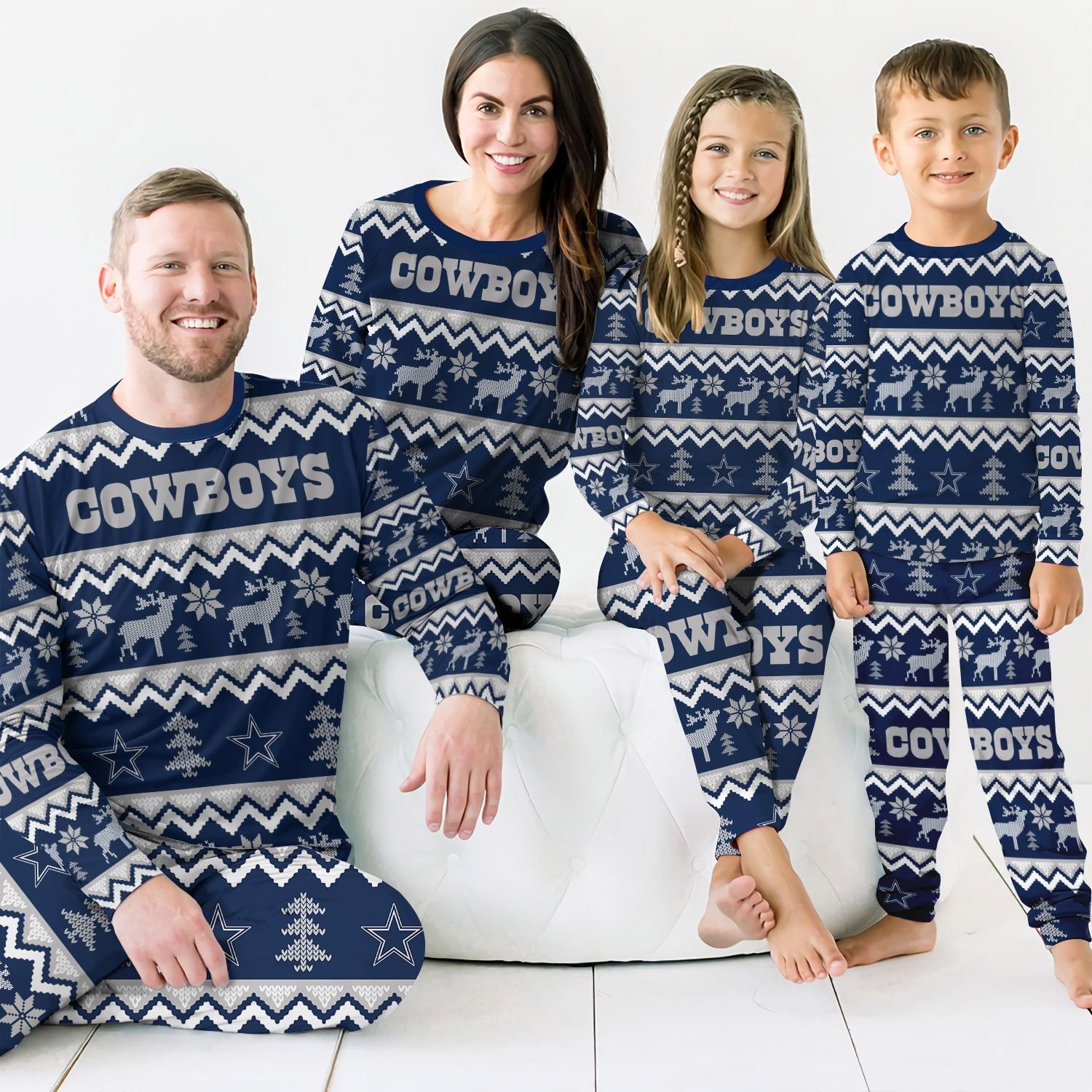 Dallas Cowboys Best Holiday Matching Family Christmas Pajamas Christmas Ugly Sweater- Best Christmas Gifts 2023