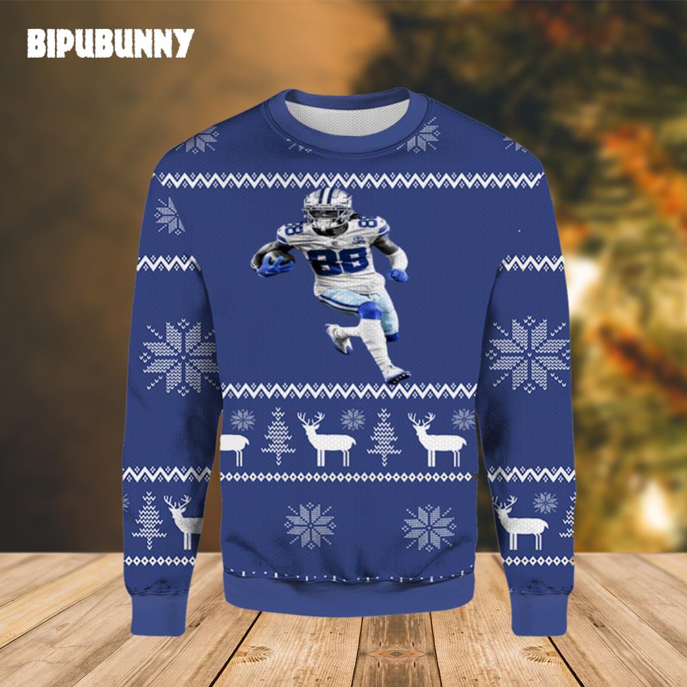 Dallas Cowboys CeeDee Lamb Ugly Christmas Sweater- Best Christmas Gifts 2023