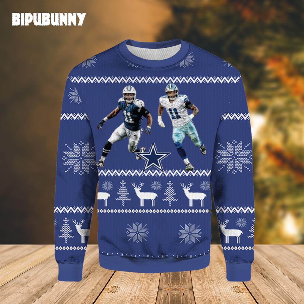 Dallas Cowboys Micah Parsons Ugly Christmas Sweater- Best Christmas Gifts 2023