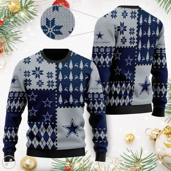 Dallas Cowboys Ugly Christmas Sweaters Best Christmas Gift For Cowboys Fans Christmas Ugly Sweaters- Best Christmas Gifts 2023