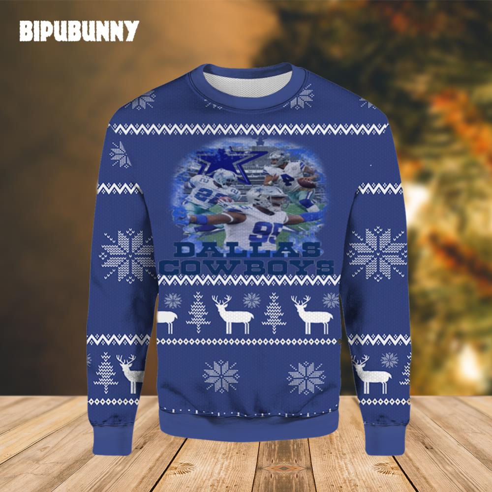 Dallas Cowboys Ugly Sweater Vintage- Best Christmas Gifts 2023