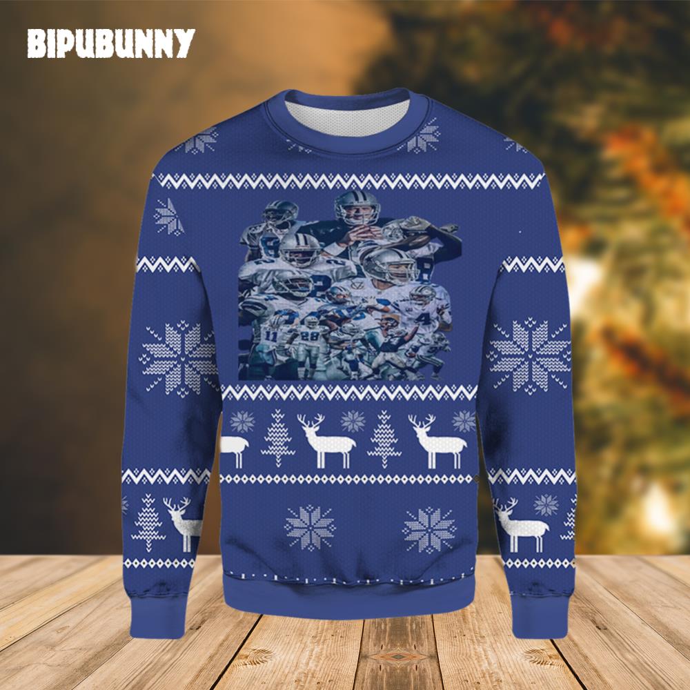 Dallas Cowboys Xmas Ugly Sweater- Best Christmas Gifts 2023