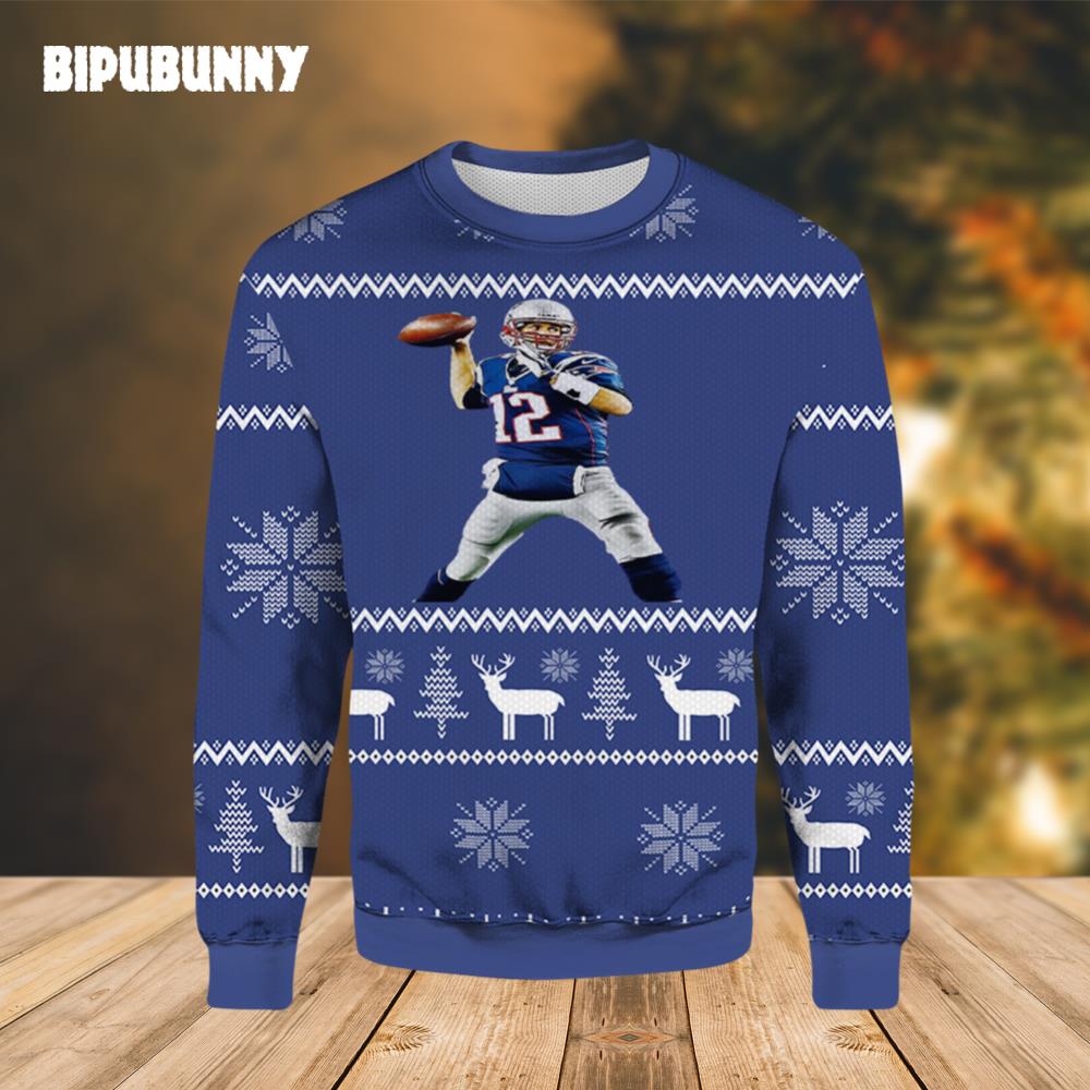 Darren Waller New England Patriots Ugly Sweater- Best Christmas Gifts 2023