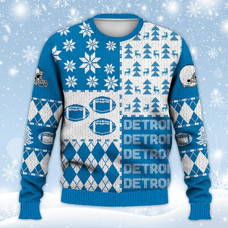 Detroit Ugly Sweater Christmas