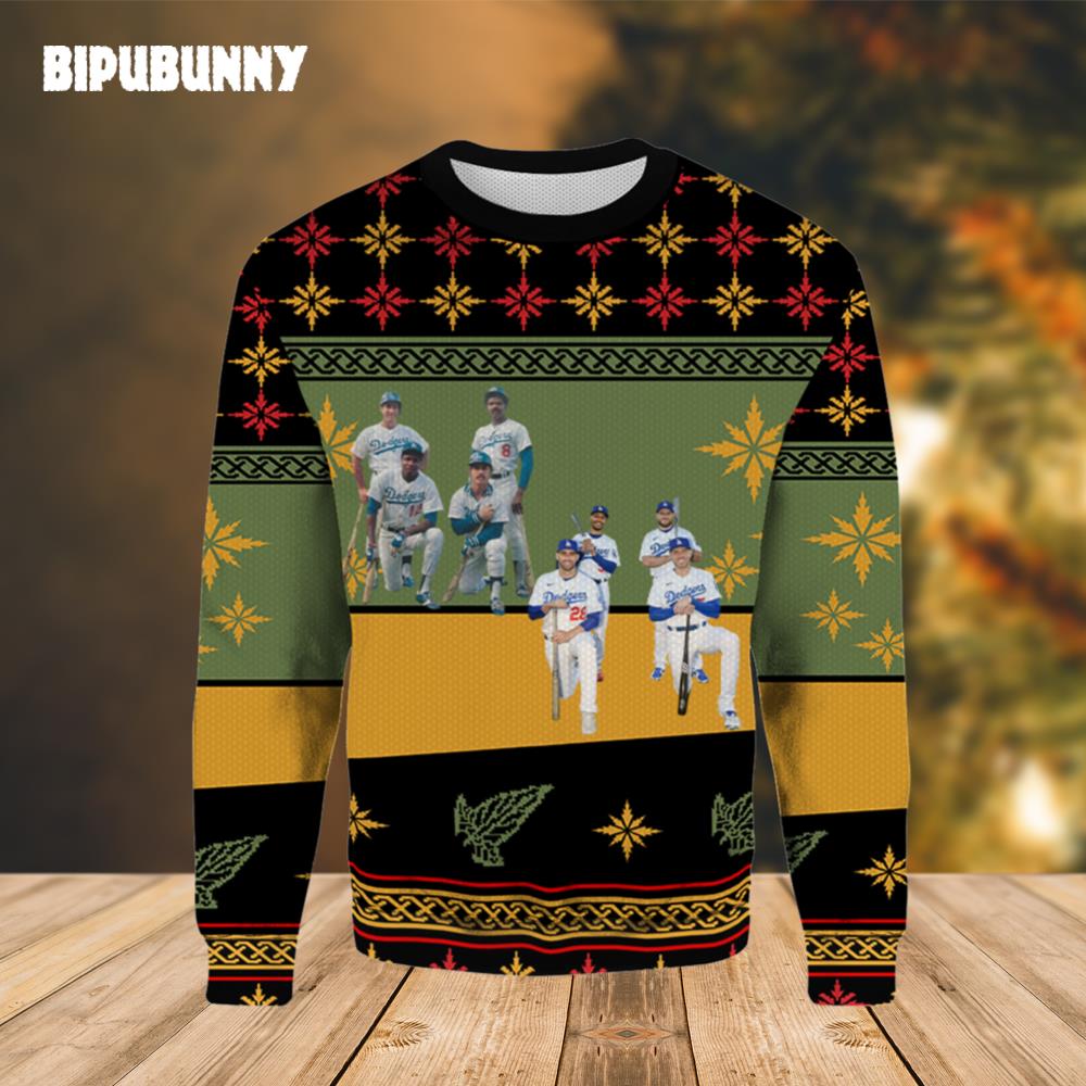 Dodger Quartet Ugly Christmas Sweater- Best Christmas Gifts 2023