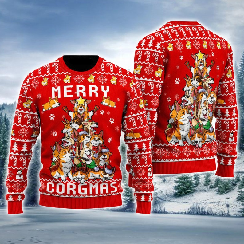 Funny Dog Ugly Christmas Sweater