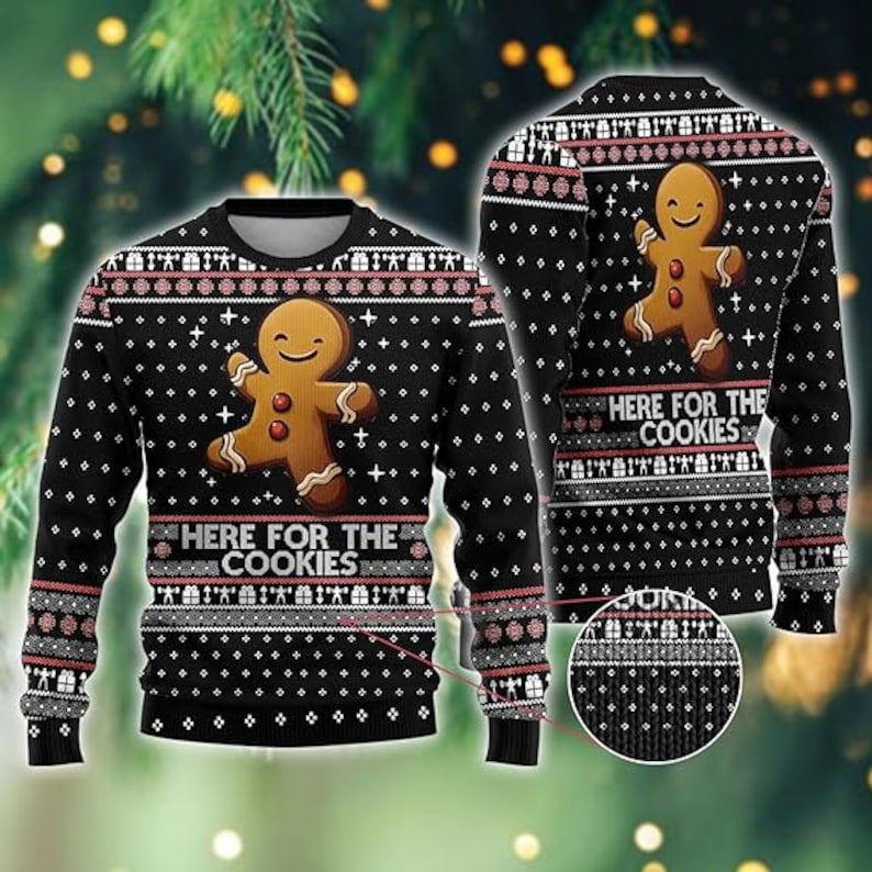 Gingerbread Man Ugly Christmas Sweaters 3