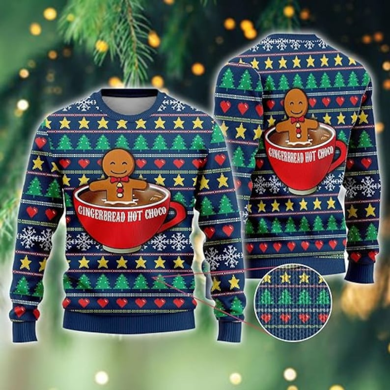 Gingerbread Ugly Christmas Sweaters