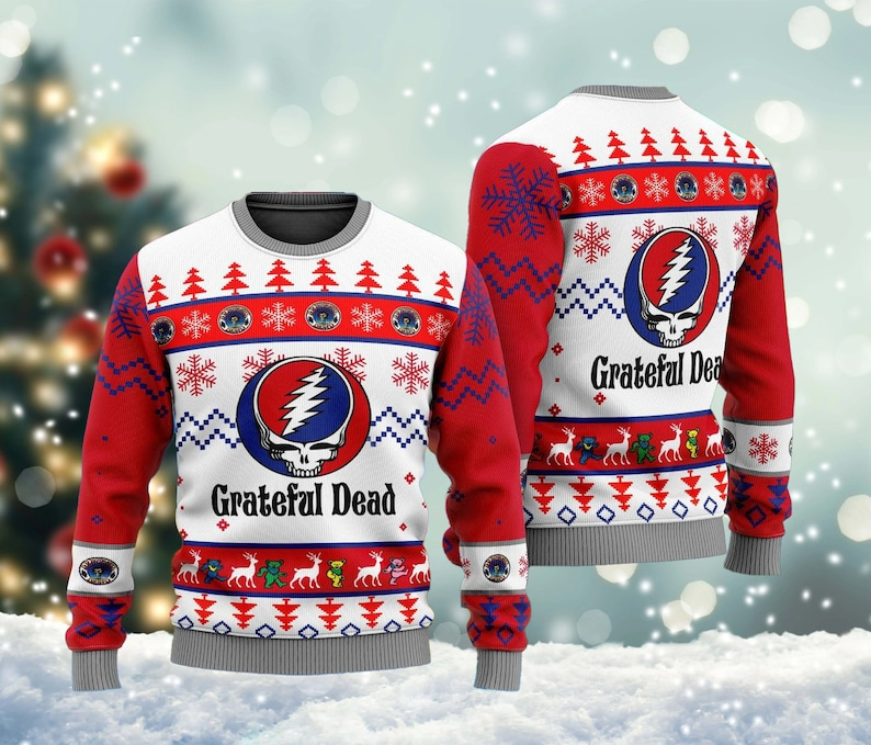 Grateful Dead 2023 Ugly Christmas Sweater