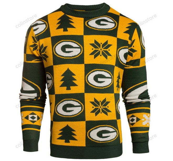 Green Bay Packers Forever Collectibles Christmas Ugly  Sweater- Best Christmas Gifts 2023