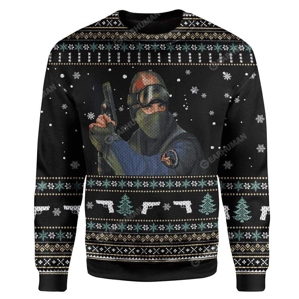 Half Life Counter Strike Christmas Ugly Sweater- Best Christmas Gifts 2023