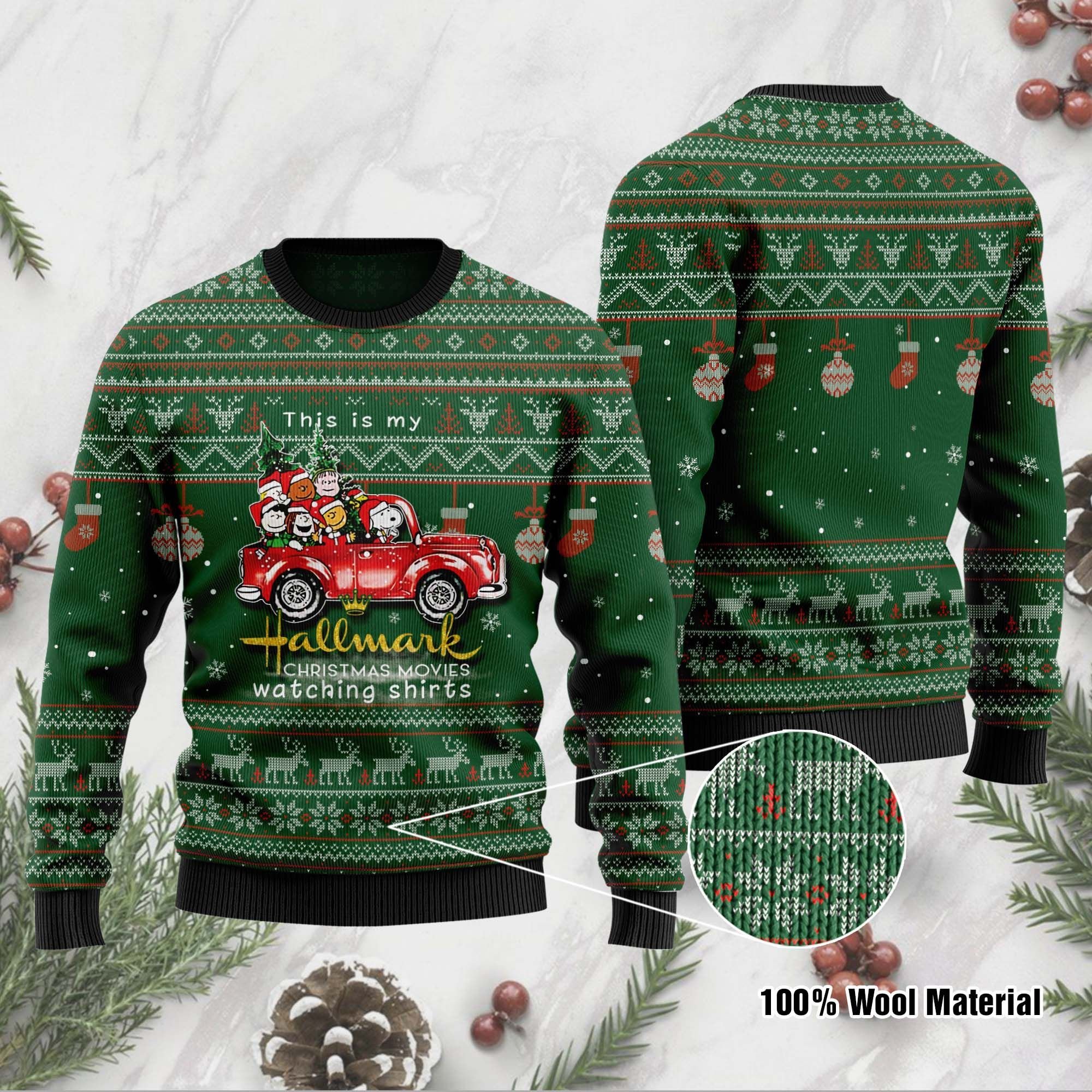 Hallmark Christmas Movie Watching Shirt Gifts Christmas Ugly Sweater- Best Christmas Gifts 2023