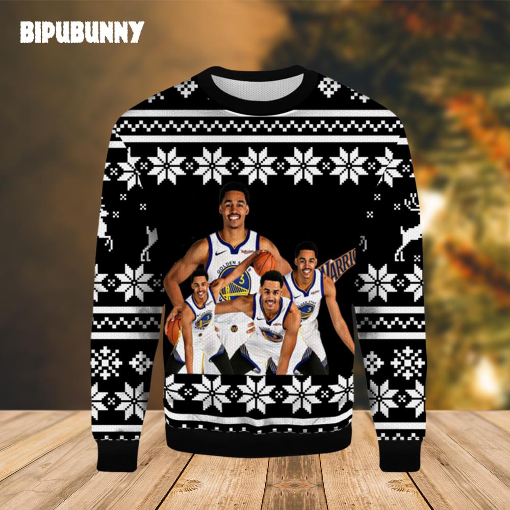 Jordan Poole Ugly Christmas Sweater- Best Christmas Gifts 2023