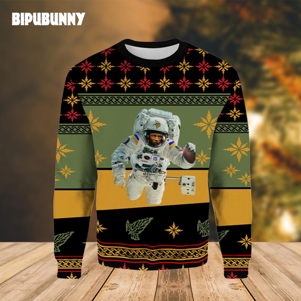 Josh Dobbs The Passtronaut Minnesota Vikings Ugly Sweater- Best Christmas Gifts 2023