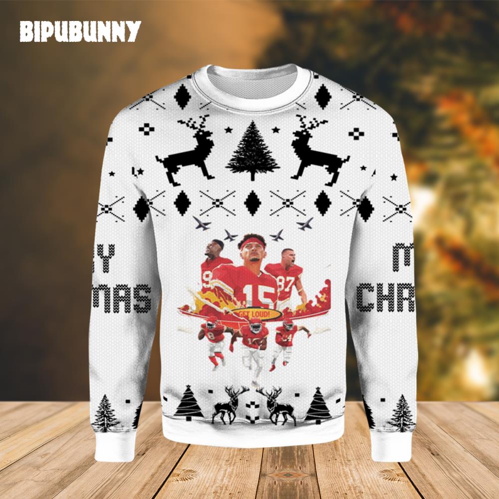 Kansas City Chiefs Get Loud Ugly Christmas Sweater