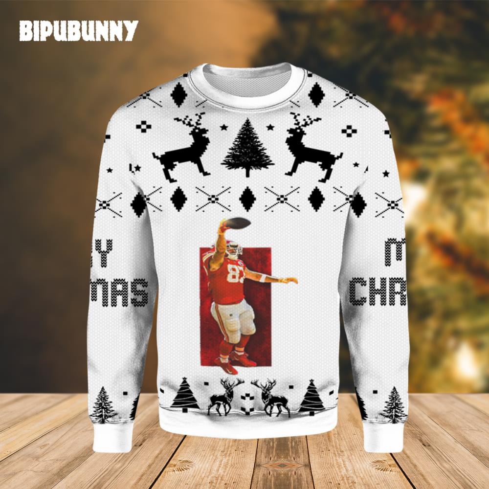 Kansas City Chiefs TE Travis Kelce Ugly Sweater