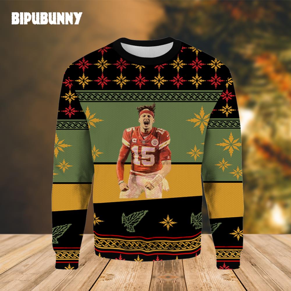 kansas city chiefs ugly christmas sweater 18