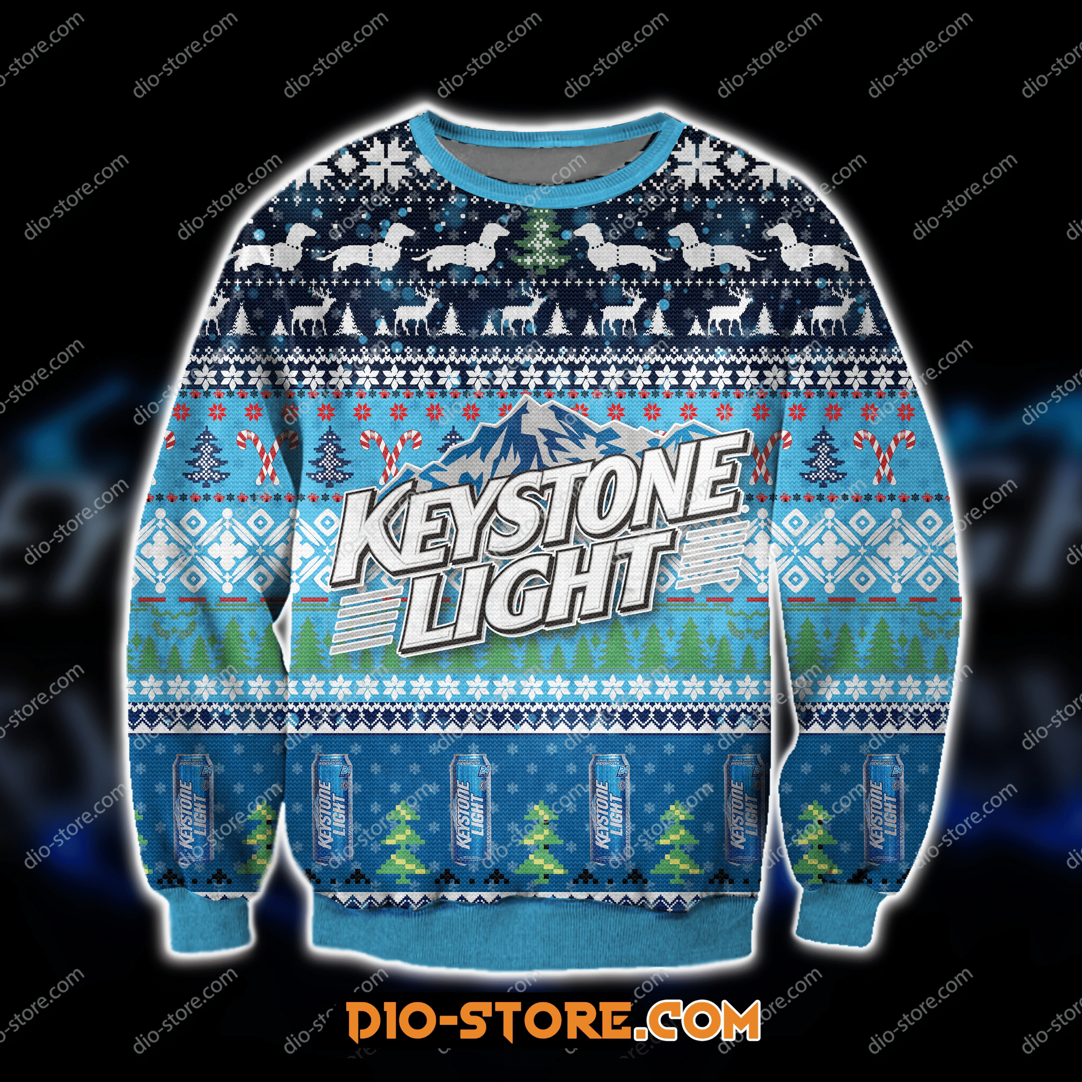 Keystone Light Beer Christmas Ugly Sweater- Best Christmas Gifts 2023