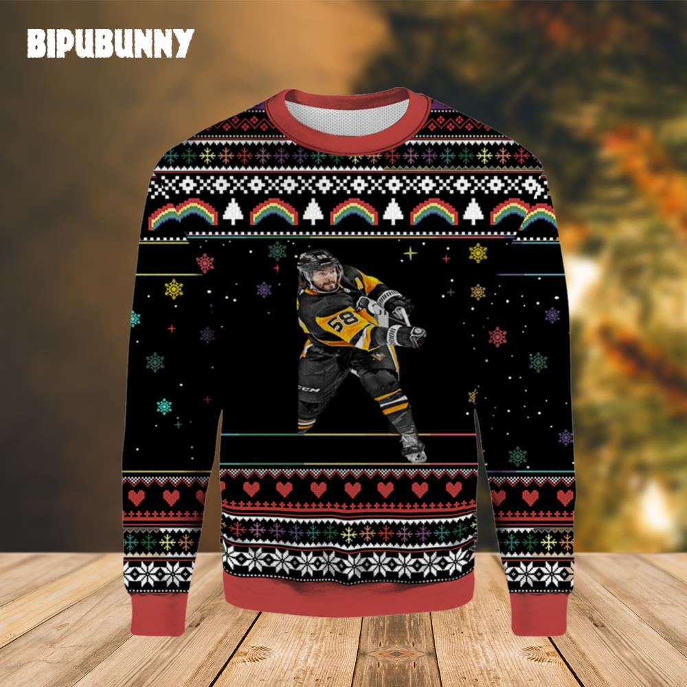 Kris Letang Pittsburgh Penguins Ugly Christmas Sweater