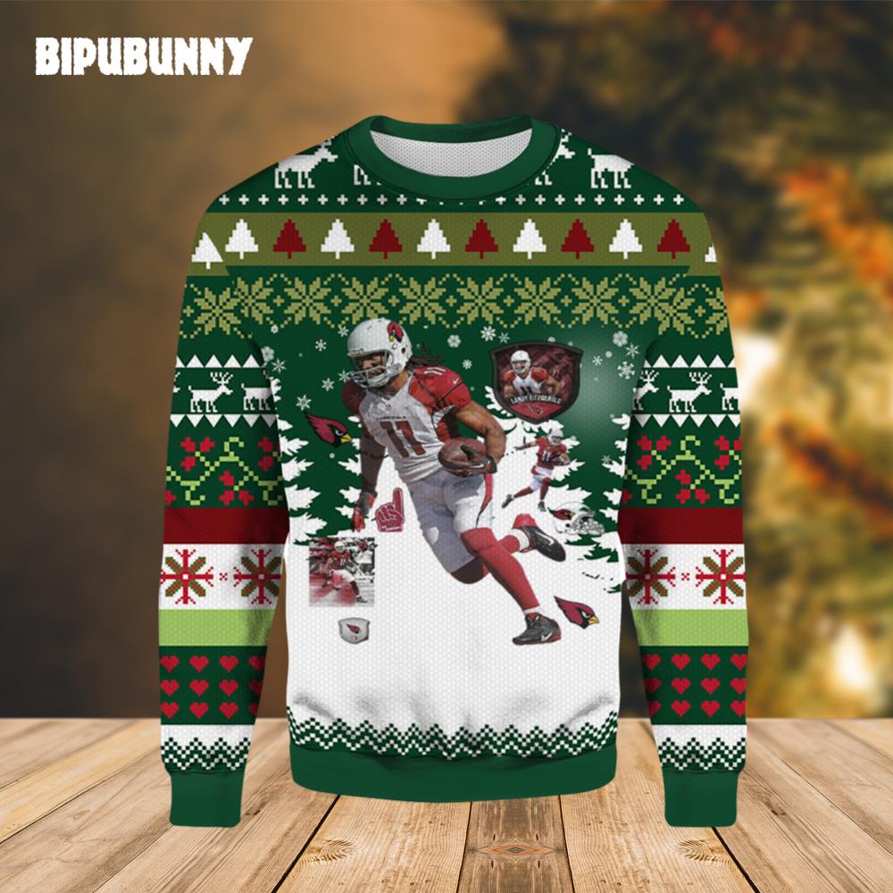 Larry Fitzgerald for Arizona Cardinals Ugly Christmas Sweater