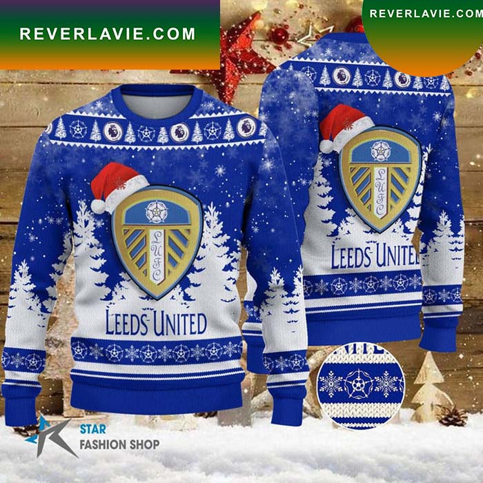 Leeds United Christmas Ugly Sweater- Best Christmas Gifts 2023