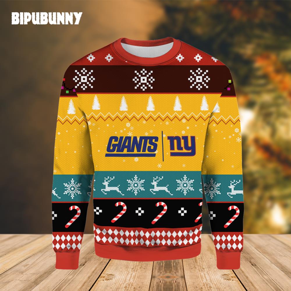 Logo Giants NY Ugly Christmas Sweater – Best Christmas Gifts 2023