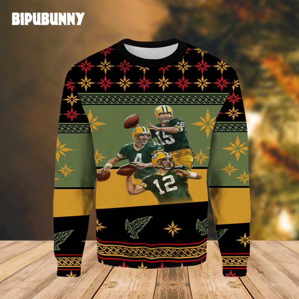 Love Green Bay Packers Ugly Christmas Sweater- Best Christmas Gifts 2023