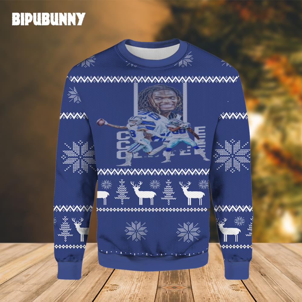 NFL Ceedee Lamb Cowboys Ugly Sweater- Best Christmas Gifts 2023