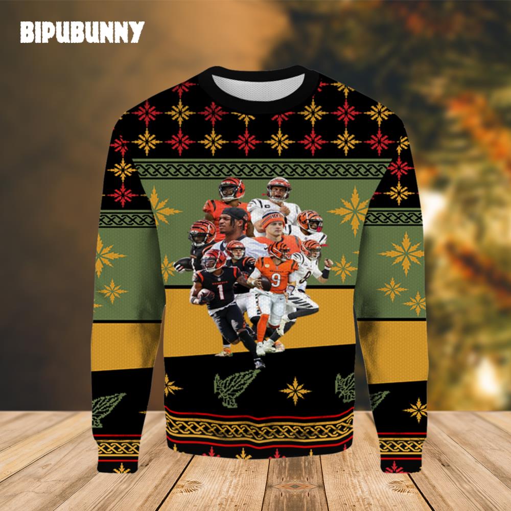 NFL Cincinnati Bengals Football Team Ugly Sweater- Best Christmas Gifts 2023