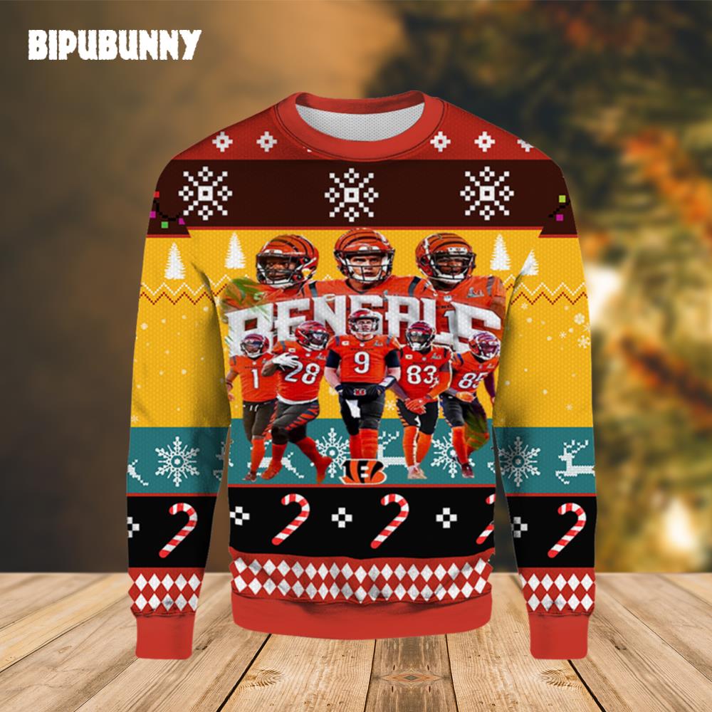 NFL Cincinnati Bengals Team Ugly Christmas Sweater- Best Christmas Gifts 2023