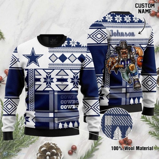 NFL Dallas Cowboys Unisex Christmas Ugly Sweater- Best Christmas Gifts 2023