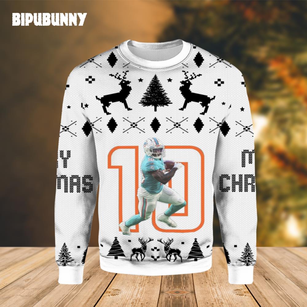 NFL Hill Miami Dolphins Ugly Sweater- Best Christmas Gifts 2023