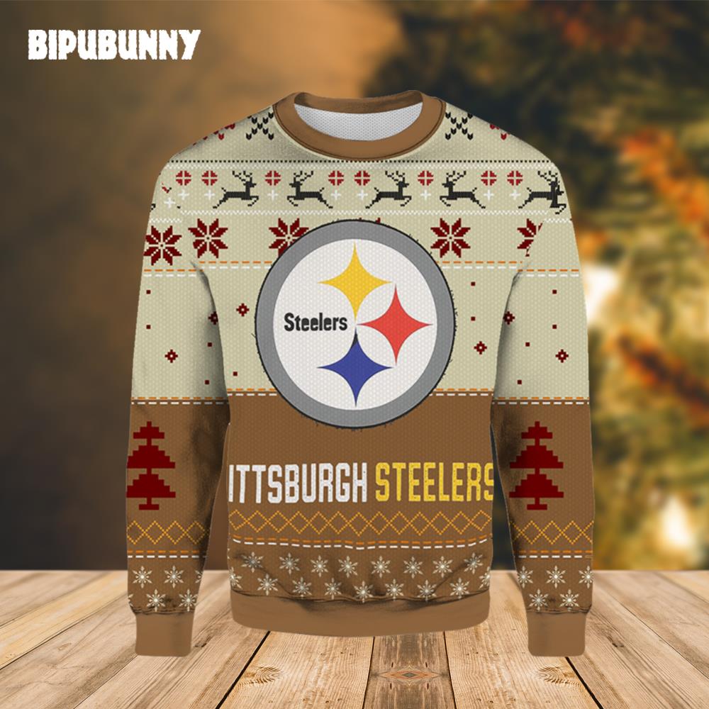 NFL Pittsburgh Steelers Ugly Christmas Sweater- Best Christmas Gifts 2023