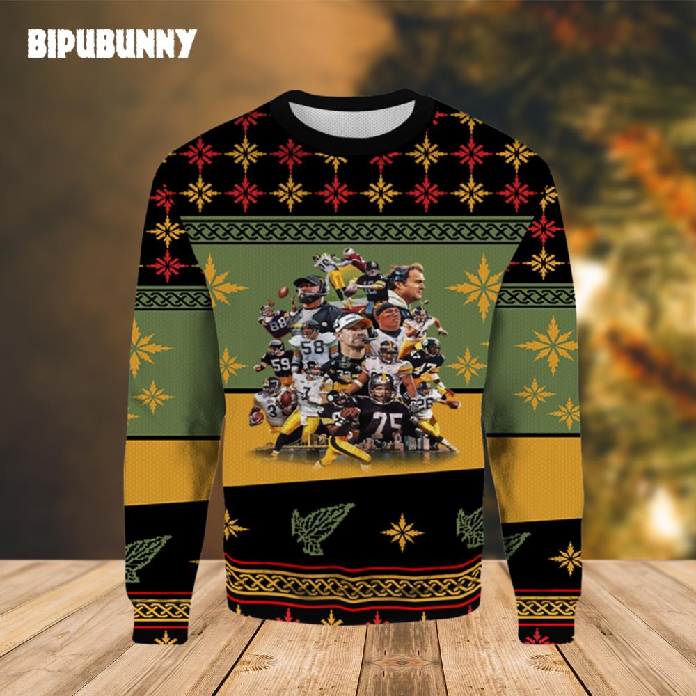 NFL Steelers Legends Ugly Christmas Sweater- Best Christmas Gifts 2023