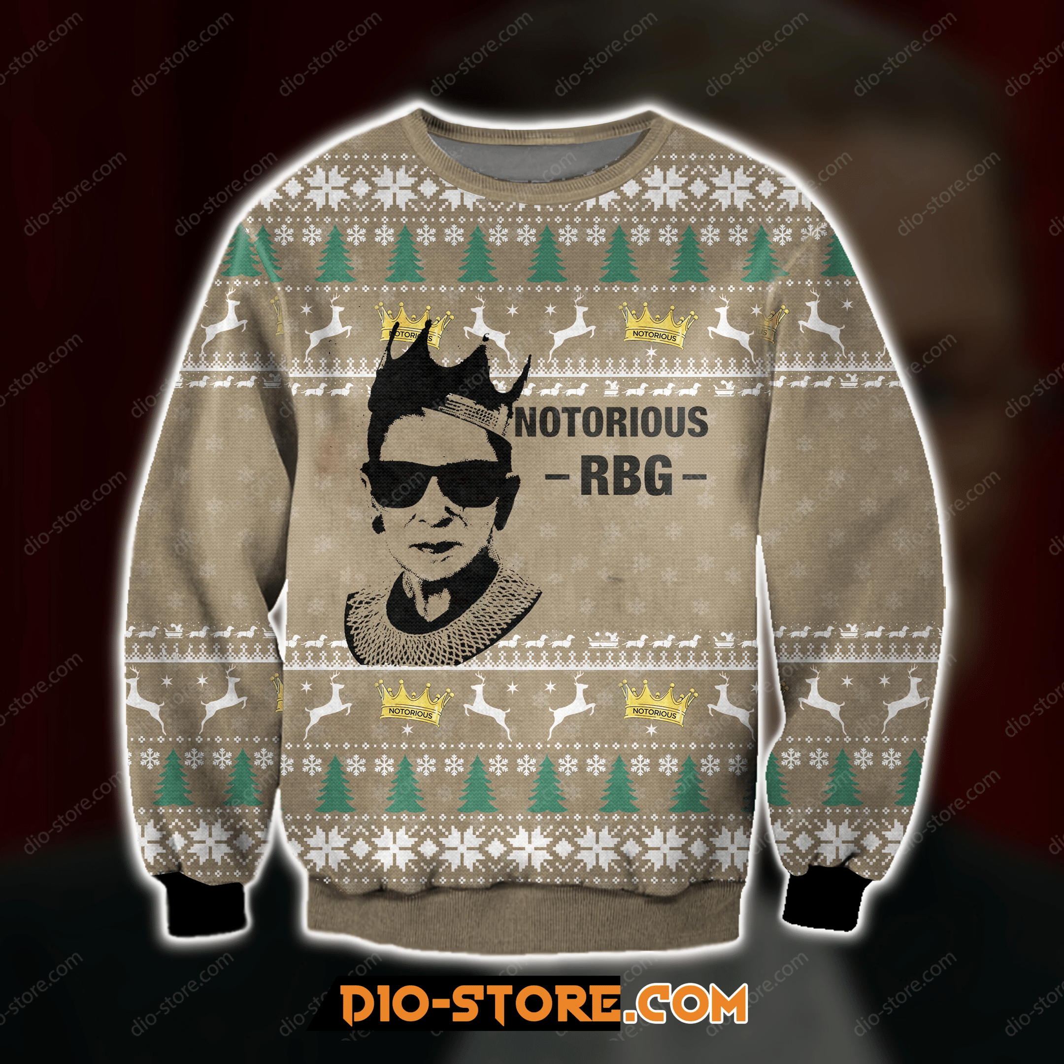 Notorious R.B.G Christmas Ugly Sweater- Best Christmas Gifts 2023