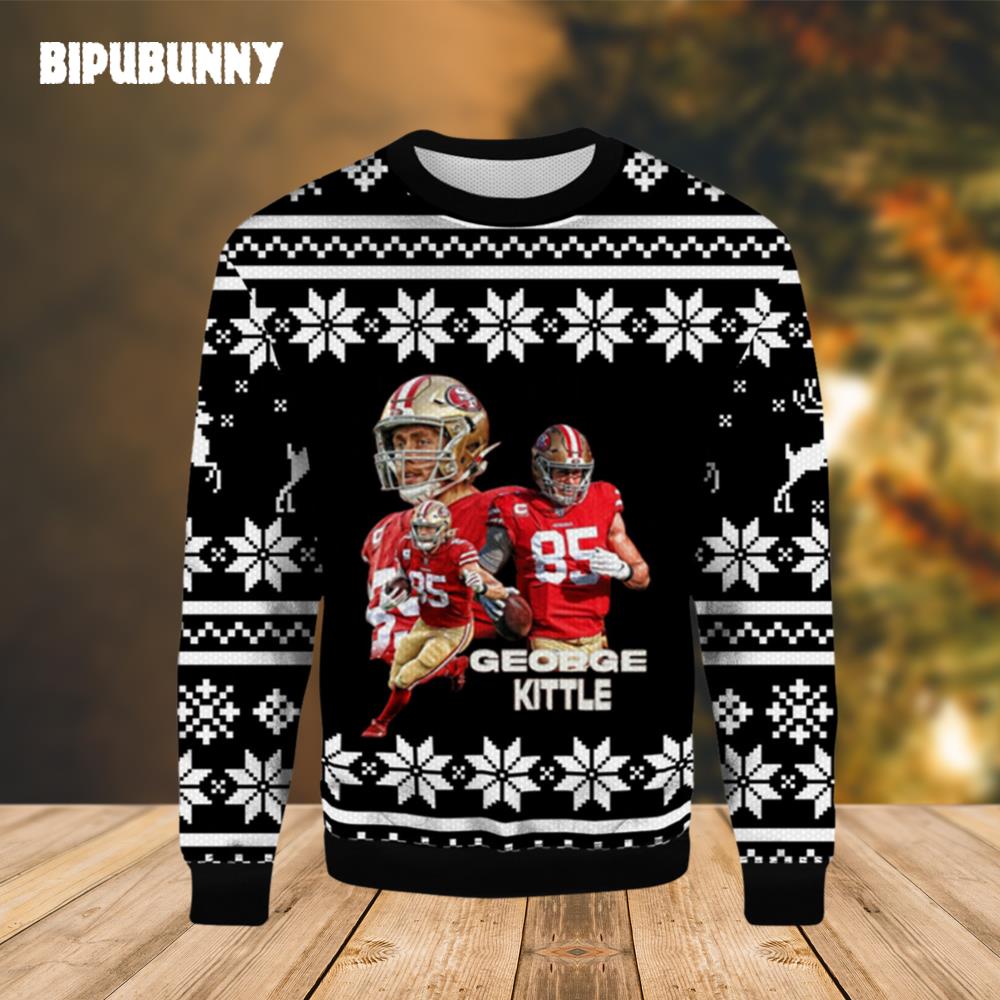 Number 85 San Francisco 49ers Ugly Christmas Sweater- Best Christmas Gifts 2023