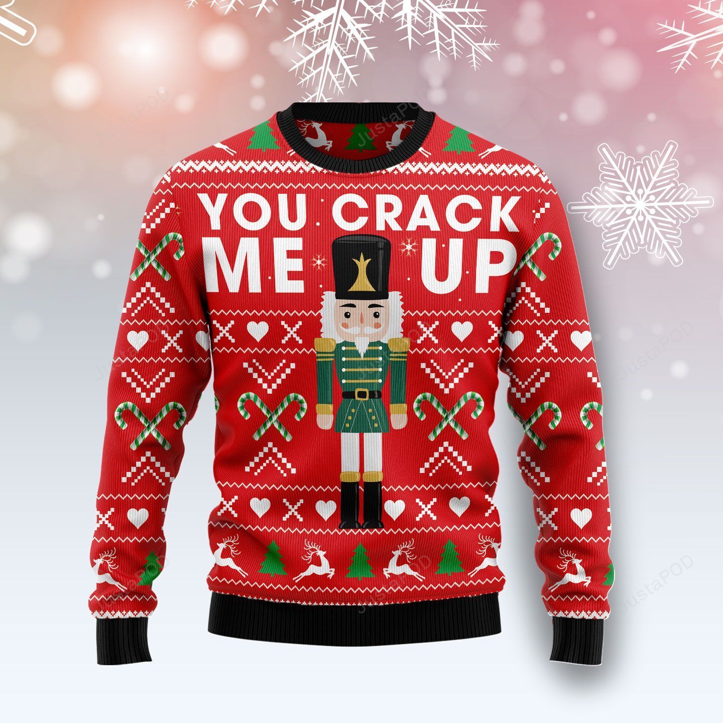 Nutcracker You Crack Me Up Christmas Ugly Sweater- Best Christmas Gifts 2023