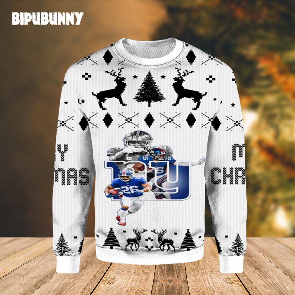 NY Giants Saquon Barkley NFL Ugly Sweater- Best Christmas Gifts 2023