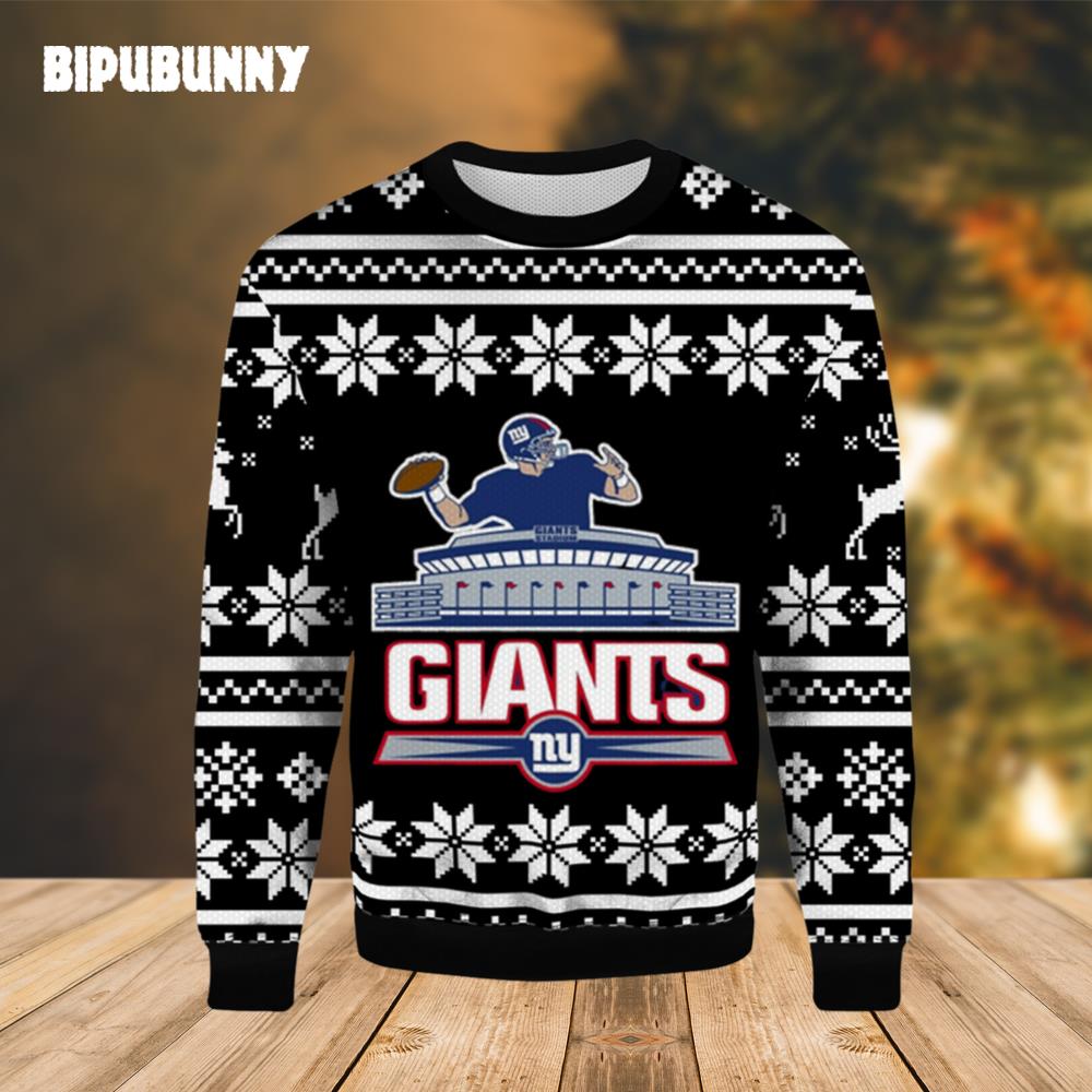 NY Giants Stadium Ugly Christmas Sweater- Best Christmas Gifts 2023