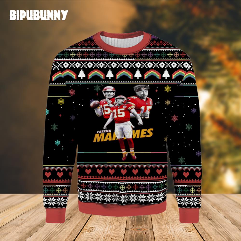 Patrick Mahomes Chiefs Ugly Christmas Sweater