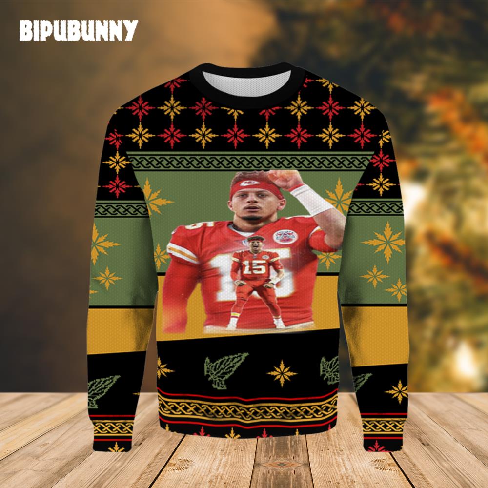 Patrick Mahomes Christmas Sweater- Best Christmas Gifts 2023