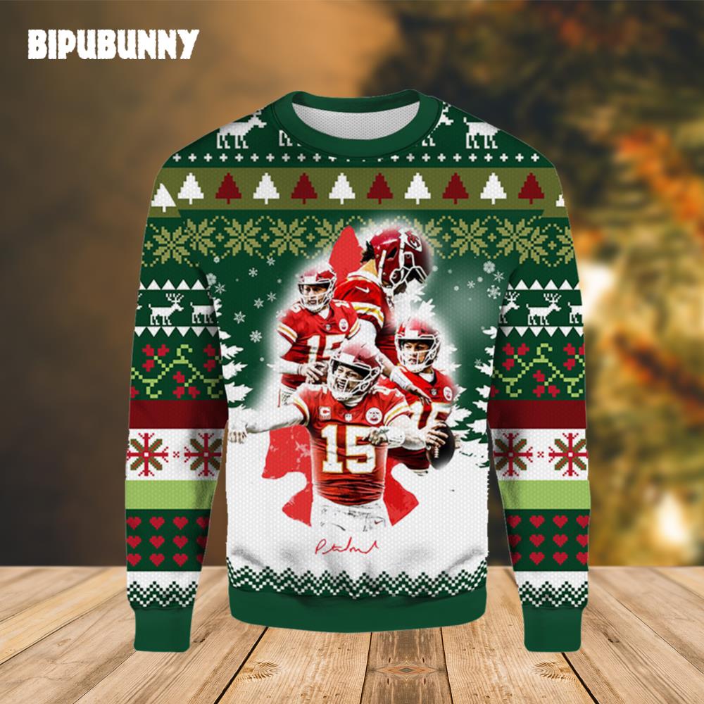 Patrick Mahomes Kansas City Chiefs Ugly Christmas Sweater – Best Christmas Gifts 2023