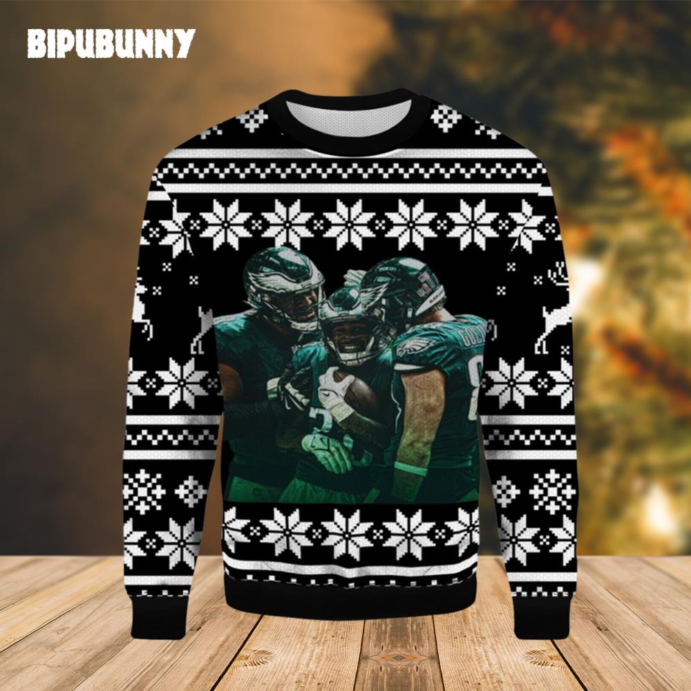 Philadelphia Eagles Go Birds Ugly Christmas Sweater- Best Christmas Gifts 2023